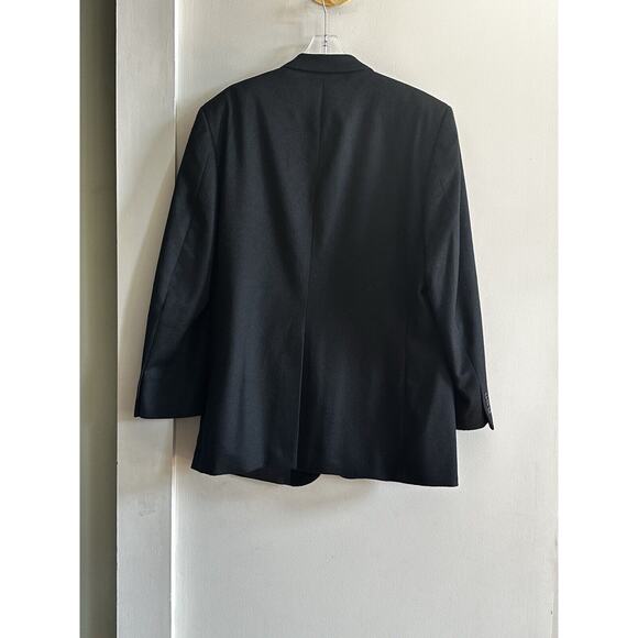 Bernhard Altmann Courture 100% Cashmere Blazer Jacket Black Size 46L Vintage - Picture 8 of 16
